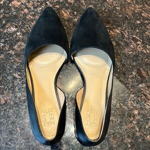 Naturalizer Black Suede Flats